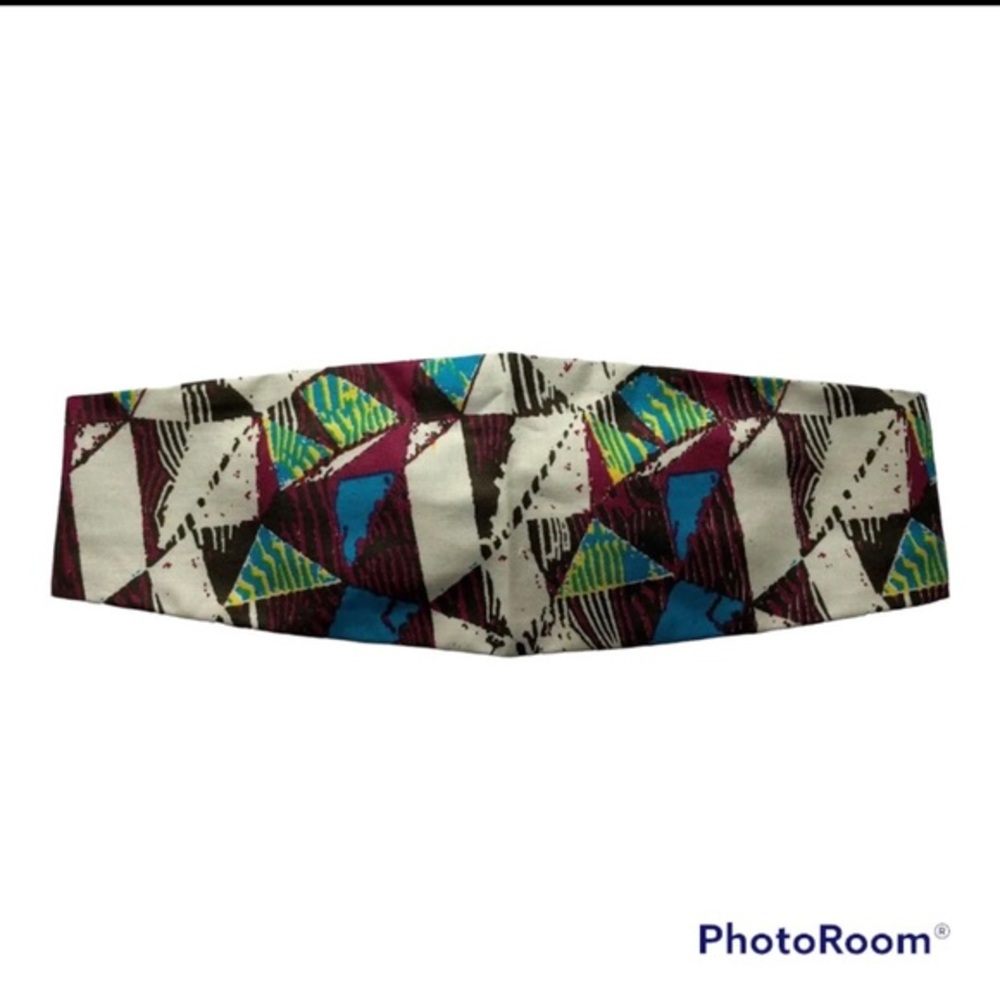 Headband African Fabric Cotton Ethnic Thick Elastic Back Stretch Handcrafted